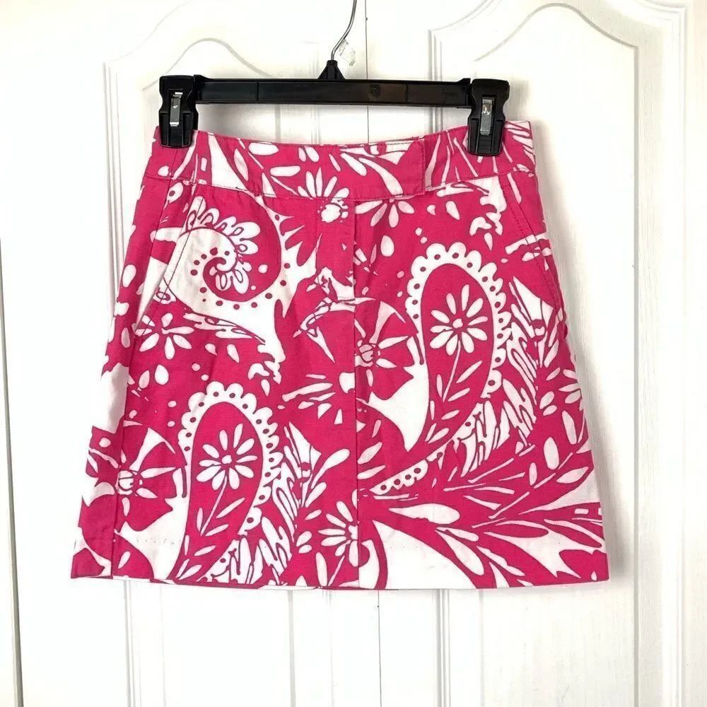 J Crew Factory Floral Print Skirt